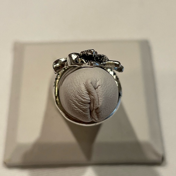 Silver Tone Dragon Fingertip Ring, 5 - Picture 2 of 4